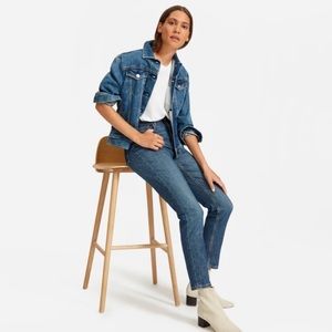 Everlane Cheeky Jean Regular 27 High Rise Medium Wash Classic